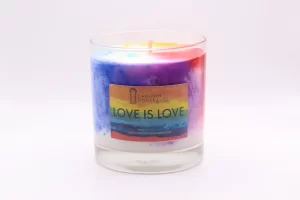 Love is Love candle